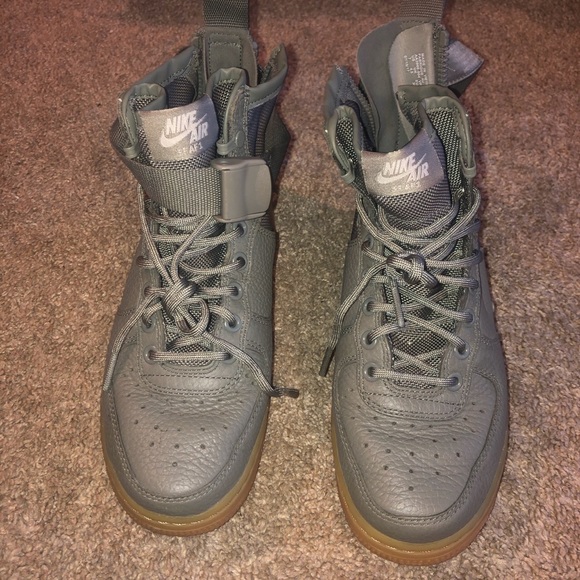 nike air force sf1 green training shoes